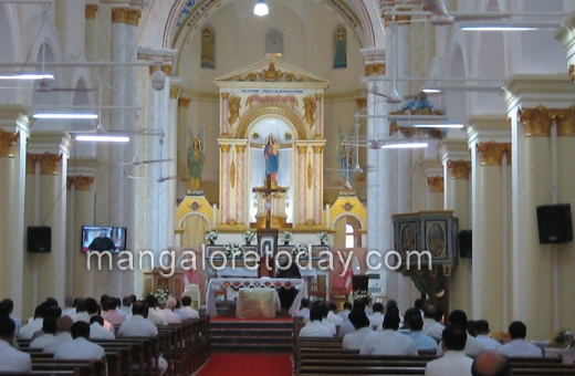 newly redecorated Rosario Cathedral